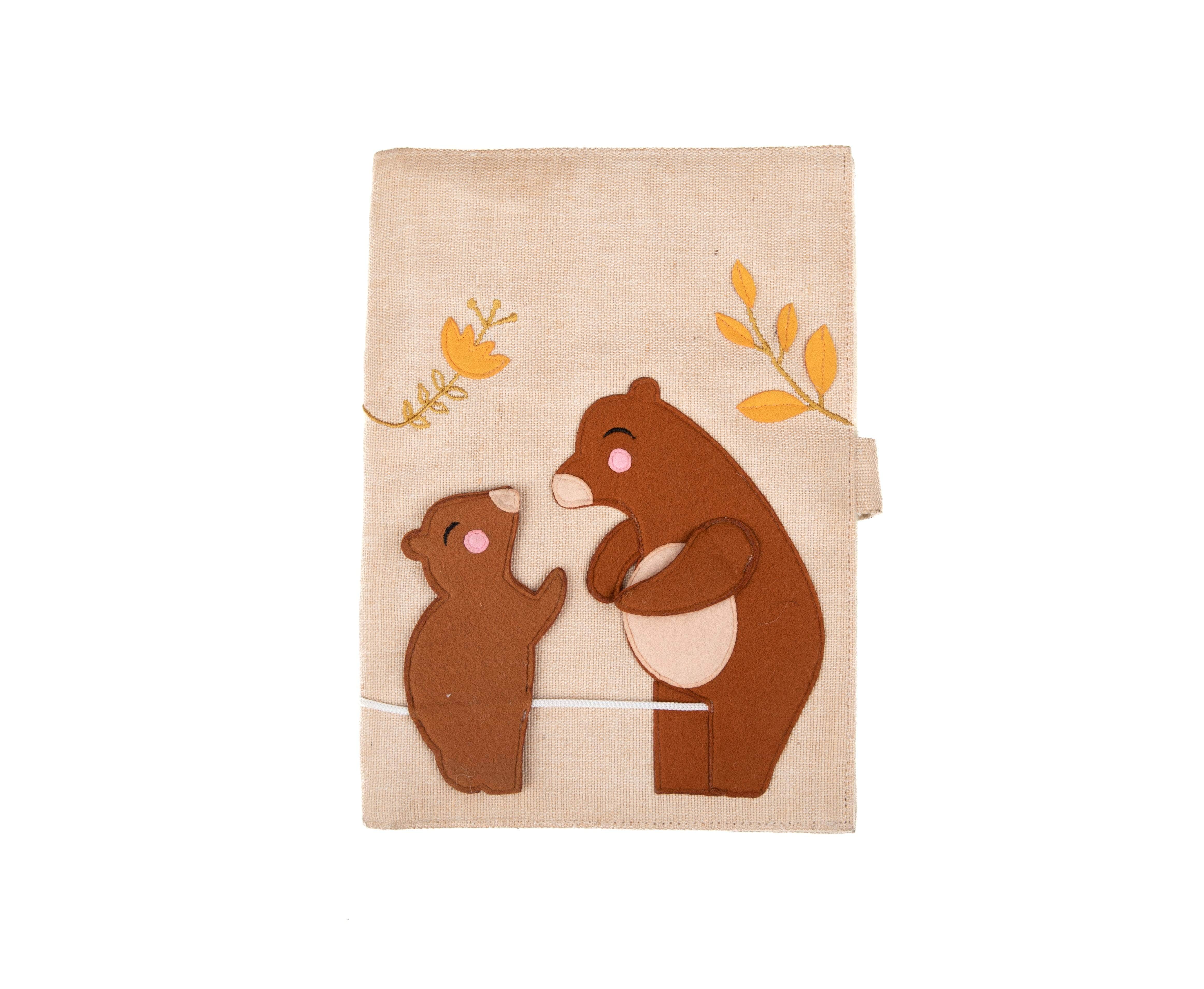 Housse de carnet de santé Ours