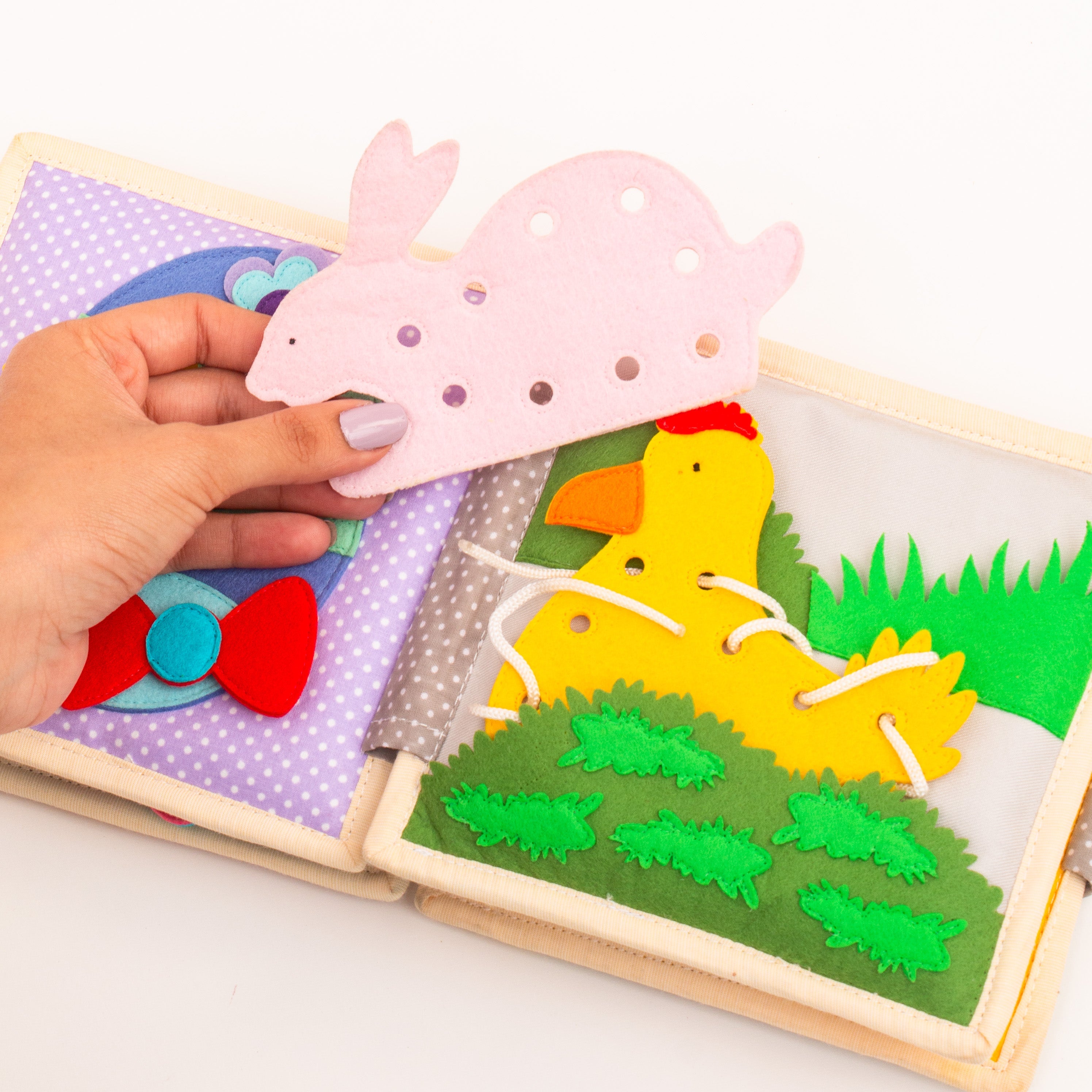 Funny Bunny - 6 pages Mini Quiet Book
