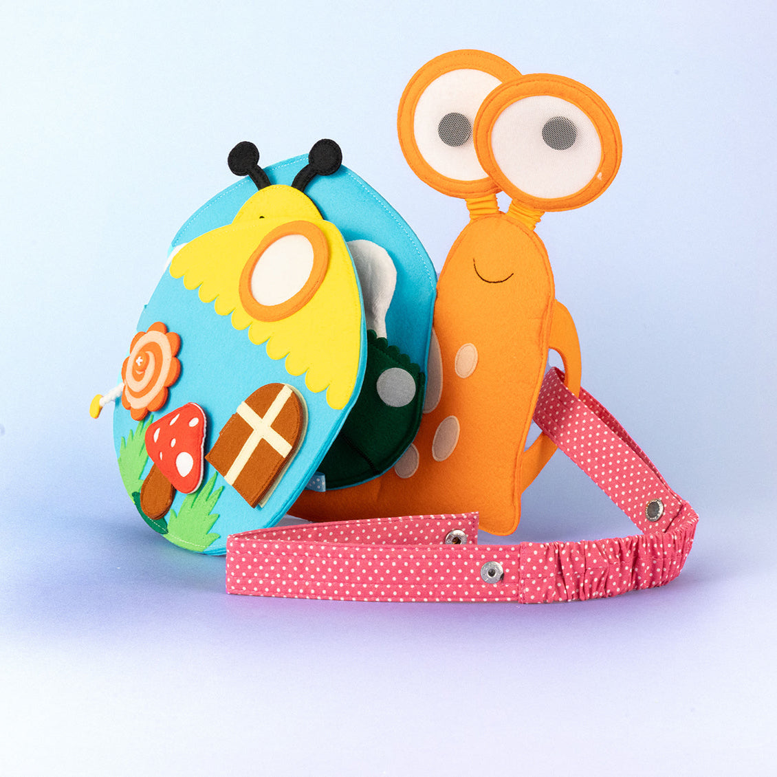 Bande pour les mini Quiet Books (rose)