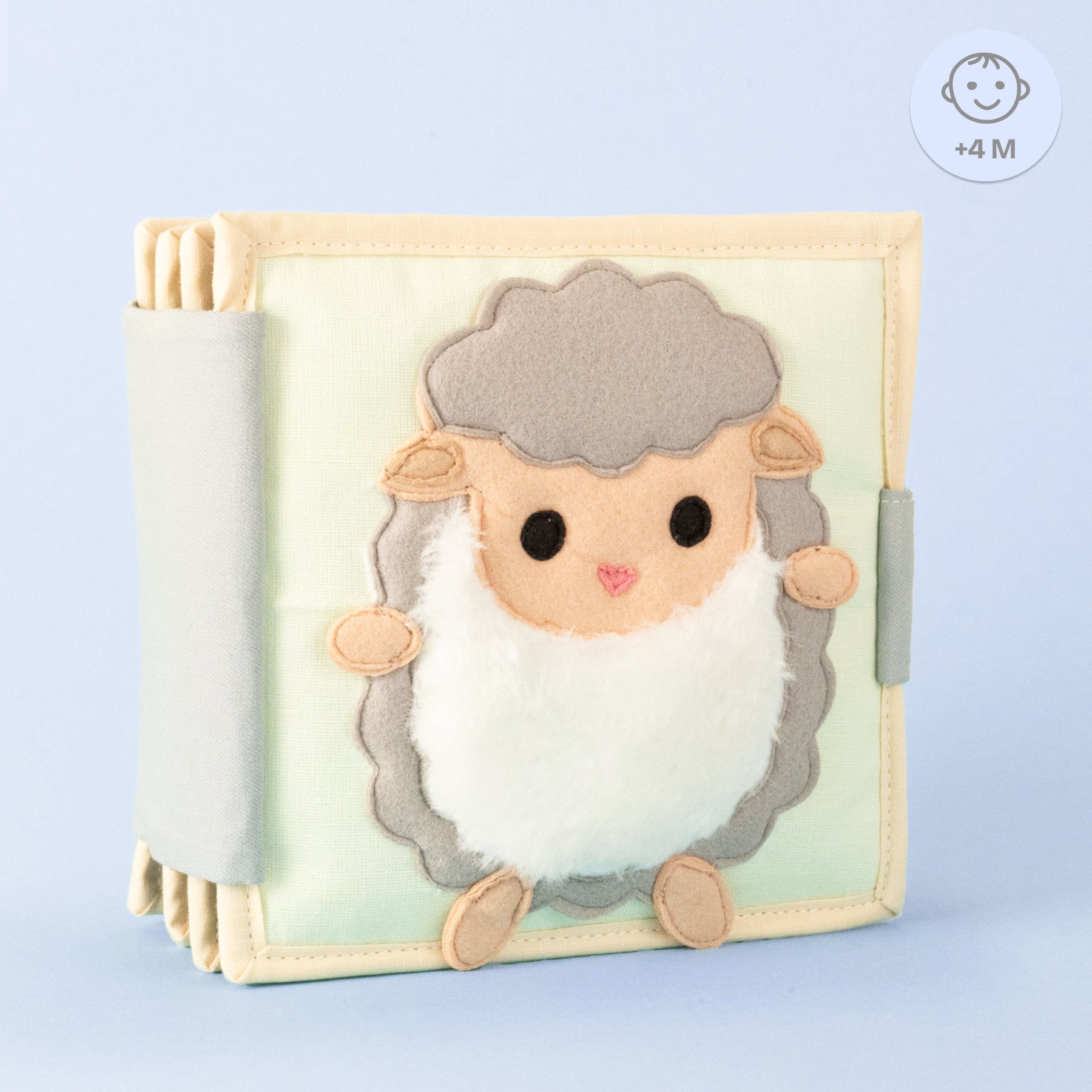 Happy Sheep - 6 Seiten Mini Quiet Book