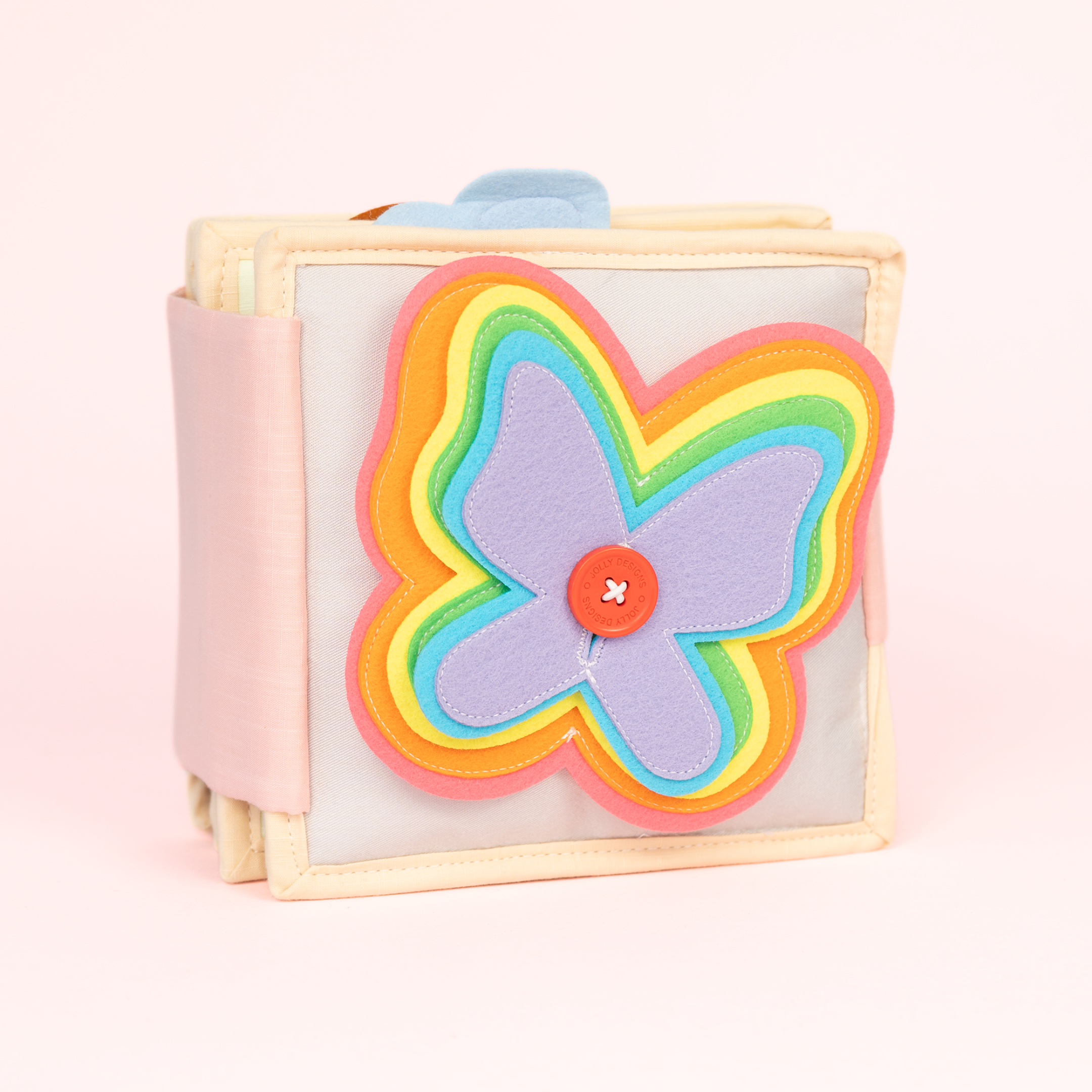 Der flatternde Schmetterling – 6 Seiten Mini Quiet Book