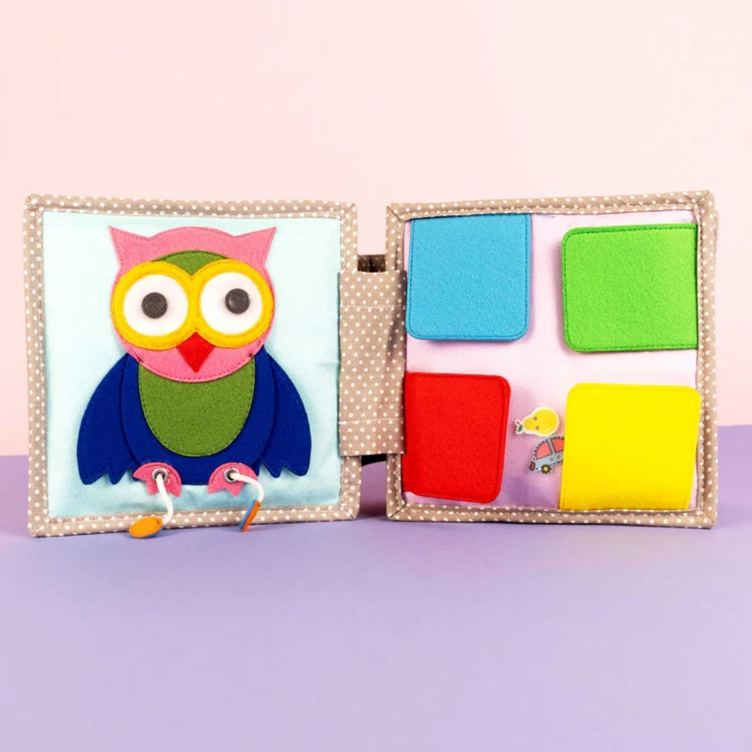 Peek-a-Boo - 6 Pages Mini Quiet Book 