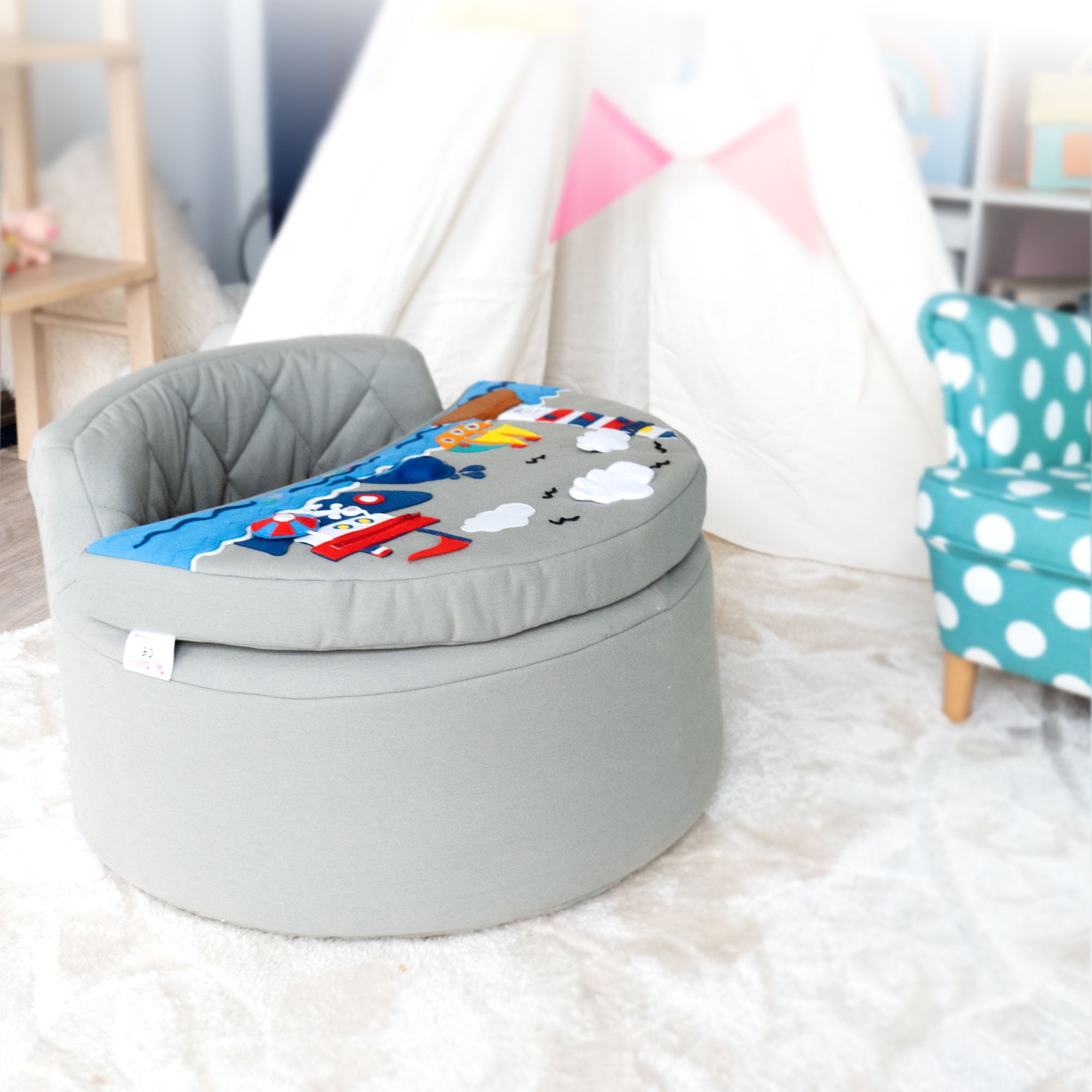 Coussin d’activité marin